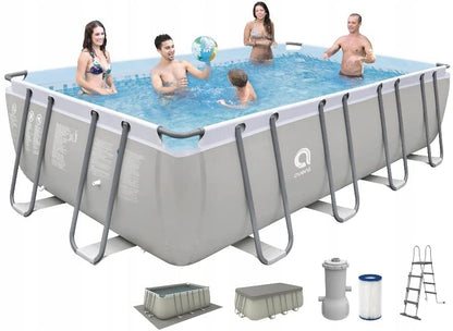 Jilong  Avenli Rectangular Pool Size : 5.49m*2.8m*1.22m 1000Gal Filter Pump, Ladder, Ground cloth and Cover - No:12147EU