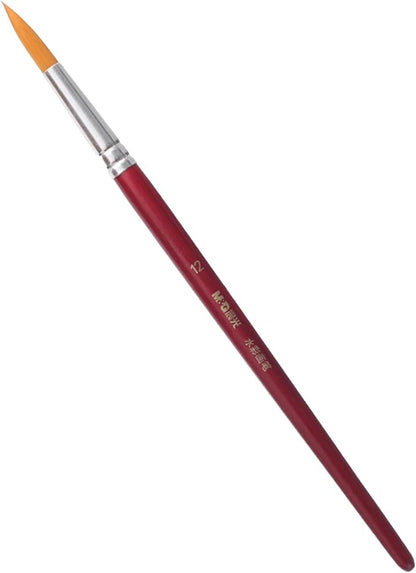 M&G Chenguang Watercolor Round Brush, Fine Art Painting, Synthetic Bristles, Size: 12 - No:ABH97886J