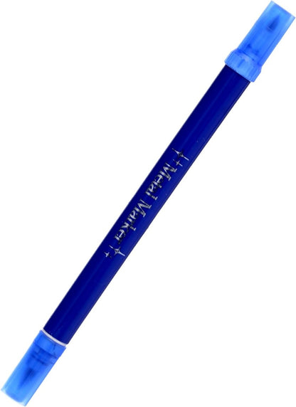 M&G Metal Marker Pen, Number 8062, Double-Tip, Blue