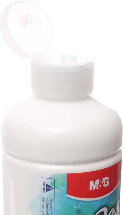 M&G Chenguang Gouache Poster Paint, 500ml Bold Paint for Large-Scale Art - White - No:APL976R011