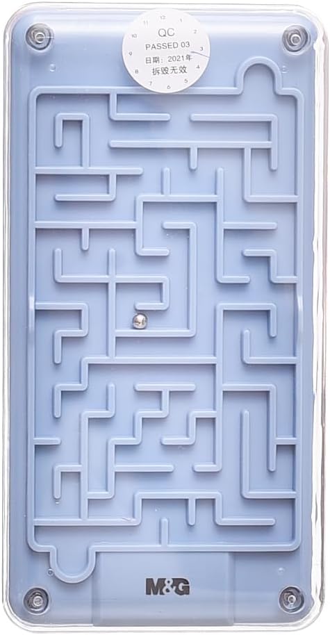 M&G Chenguang So Many Cats 8-Digit Portable Calculator with Puzzle Maze on Back – Colorful Desktop Calculator - 1pcs - No: ADG981B9