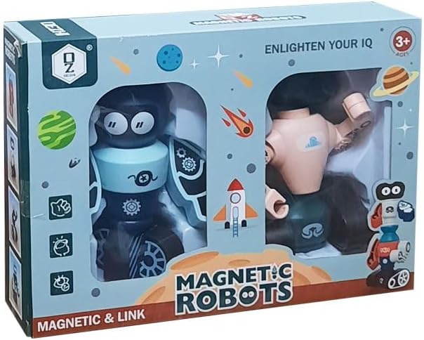 2in1 Magnetic Robots Magnetic Blocks for kids