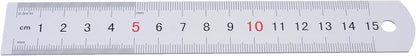 M&G Aluminum Ruler, 15 Cm - NO : 960Y8