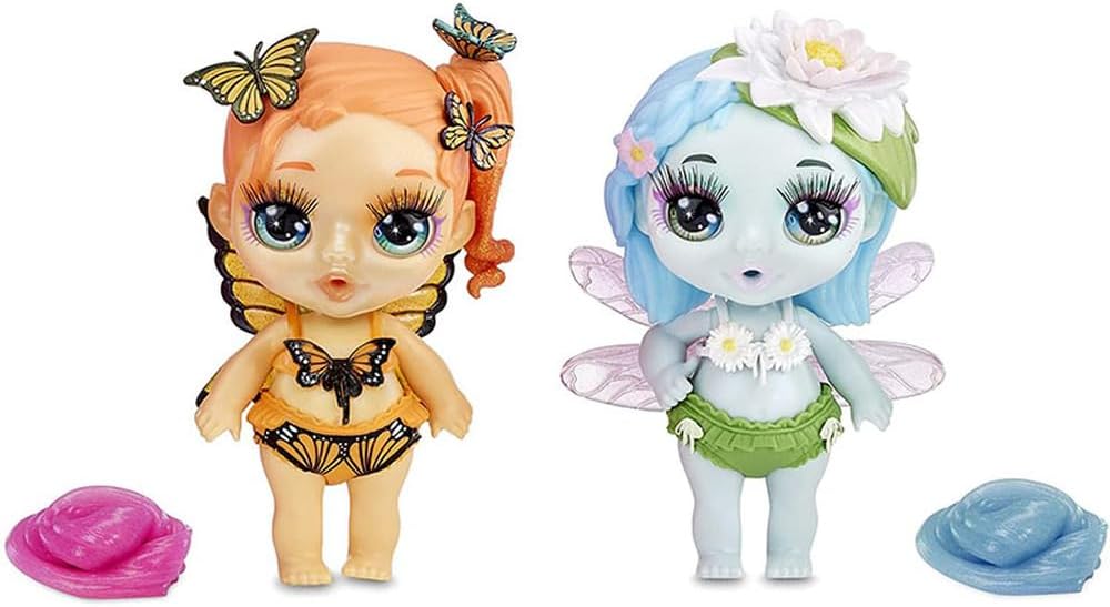 أصدقاء خياليون من قوس قزح مفاجئون يبصقون سلايم لامع + رذاذ لامع