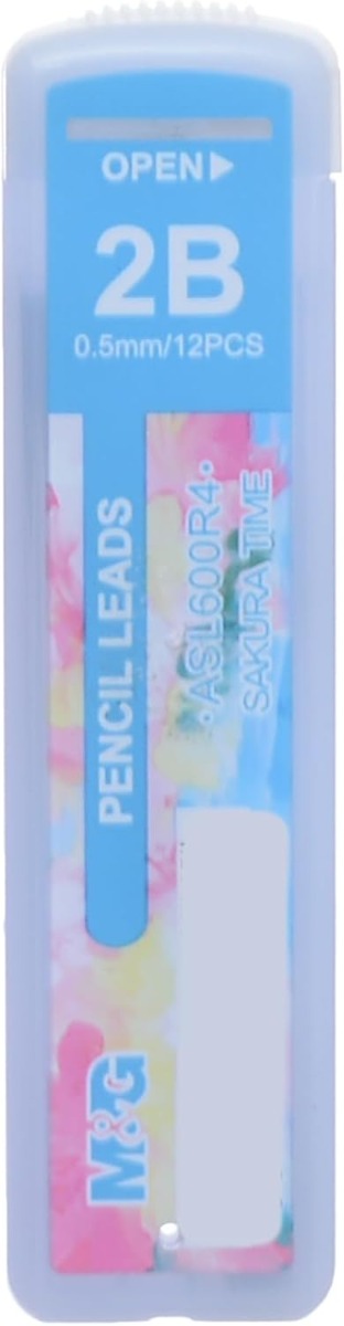 M&G Mechanical Pencil Leads, 0.5Mm, 2B - NO: 600R4