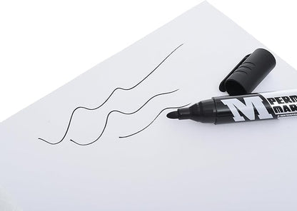 قلم تحديد دائم من إم آند جي تشنغوانغ، رأس مستدير للكتابة والتحديد بخط عريض - أسود - قطعة واحدة - رقم المنتج: APMY22R3