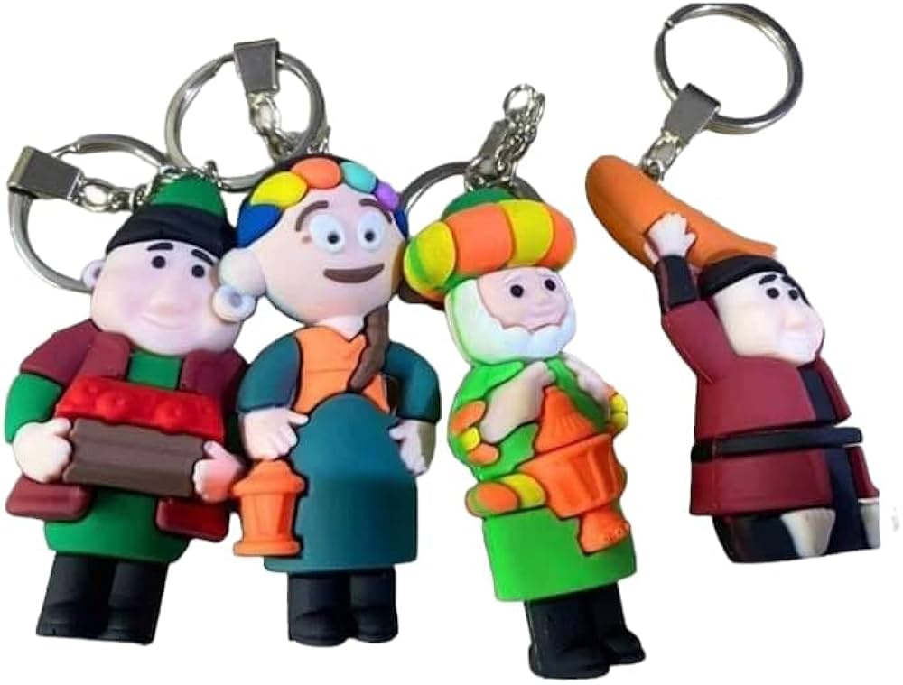 Ramadan From Funoni, 3 Keychains Rapper Flexible Leather High Quality - 10CM