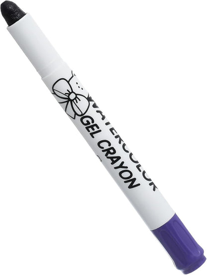 M&G Chenguang Watercolor Gel Crayon Set Vibrant Colors with Brush for Smooth Art 12 colors - No:AGMY5843