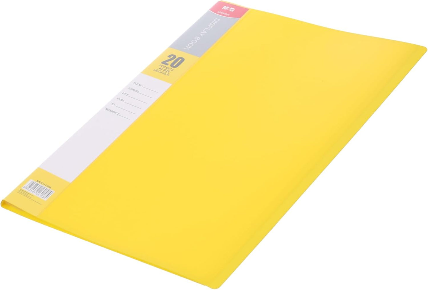M&G Chenguang Document Holder, Minimalist U-Shape File Storage, Lightweight Plastic, 20 Pockets - No:ADM945J9