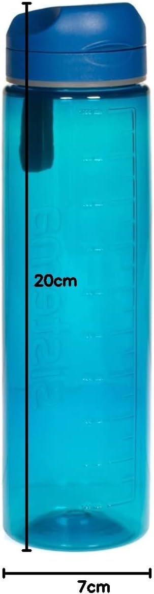 Sistema Hourglass drinking bottle 1L BPA Free Water Bottle - No:00690