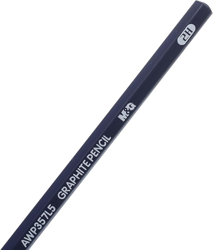 M&G Chenguang Graphite Pencil, 2H Lead for Precise Writing and Technical Drawing - 1pcs - No:AWP357L5