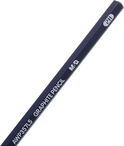 M&G Chenguang Graphite Pencil, 2H Lead for Precise Writing and Technical Drawing - 1pcs - No:AWP357L5