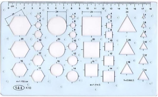 S&A General Comprehensive Templates Size: 18cm - No:K10
