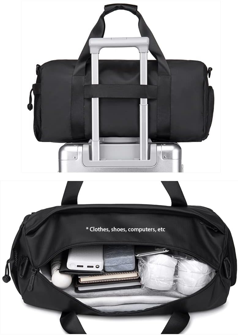 حقيبة سفر رياضية مقاومة للماء من آركتيك هانتر، لون أسود - رقم: LX00537