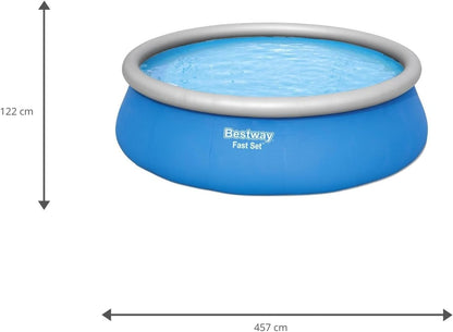 Bestway fast set 4.57m x 1.22m pool set - No: 57289