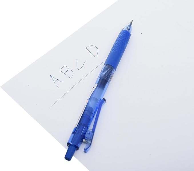 قلم جل قابل للسحب من إم آند جي تشنغوانغ تيتان، برأس عريض 1.0 مم لكتابة سلسة - أزرق - رقم: AGPJ9075