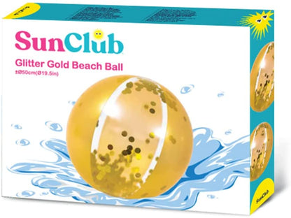كرة شاطئ جيلونج الذهبية اللامعة 50 سم - رقم: 57147