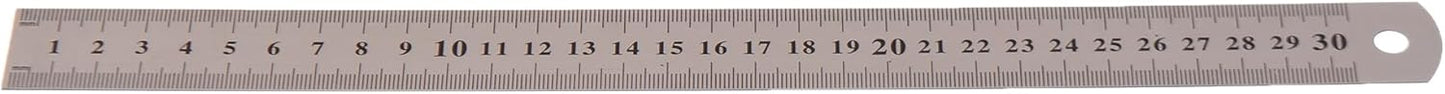 Heavy Metal Ruler 30Cm, Crafted From High-Quality