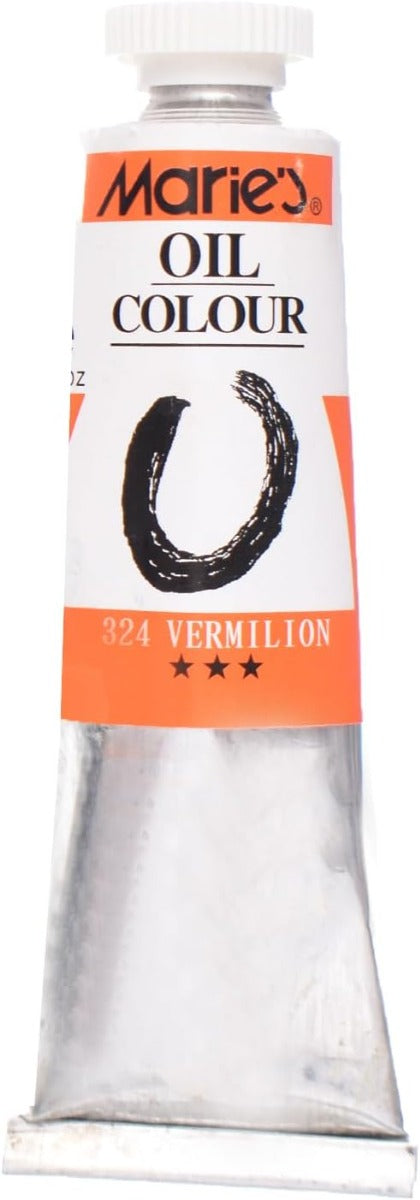 Morie's Oil Tube, 50 Ml, No. 324, Vermilion, Crafted From High-Quality Materials