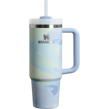 Stanley Quencher H2.0 40 oz (1.18L) – Vacuum Insulated Stainless Steel Travel Mug with Handle & Lid | – Pastel Marble Design