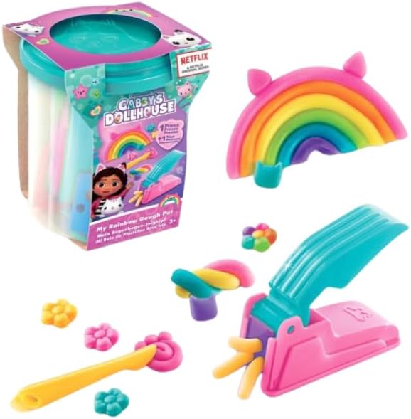 ألعاب القناة، بيت الدمى غابي، معجون قوس قزح، وعاء عجينة التشكيل الخاص بي