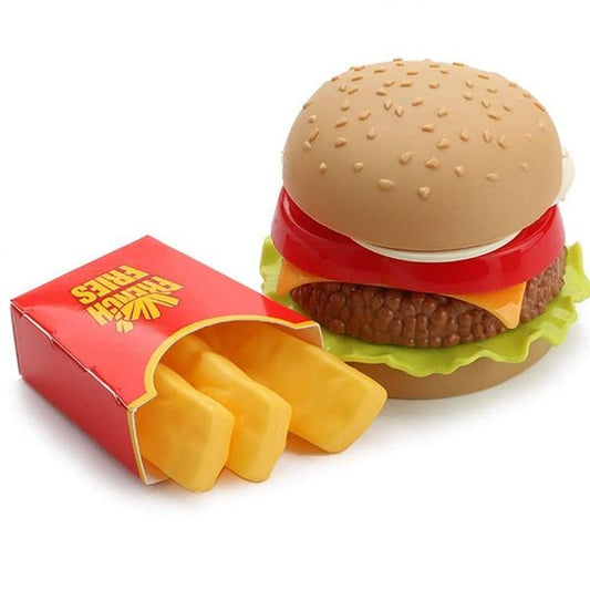 لعبة محاكاة برجر مزدوج مع بطاطس مقلية رقم: XJ326H-115