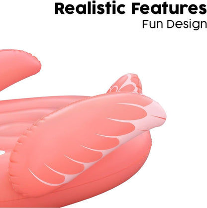 Bestway Flamingo  Inflatable Ride-On Lifebuoy for adult 1.68m x 1.20m - No:41526