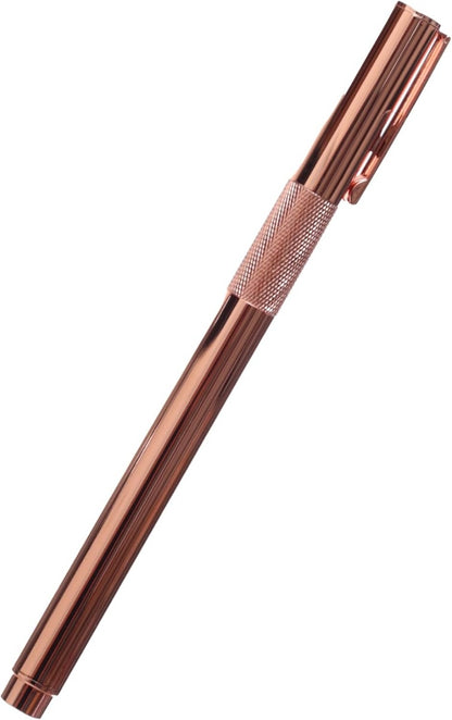 قلم حبر معدني من إم آند جي تشنغوانغ، كتابة أنيقة وفاخرة، تدفق سلس للحبر، ذهبي 0.38 مم - رقم: AFPM1705