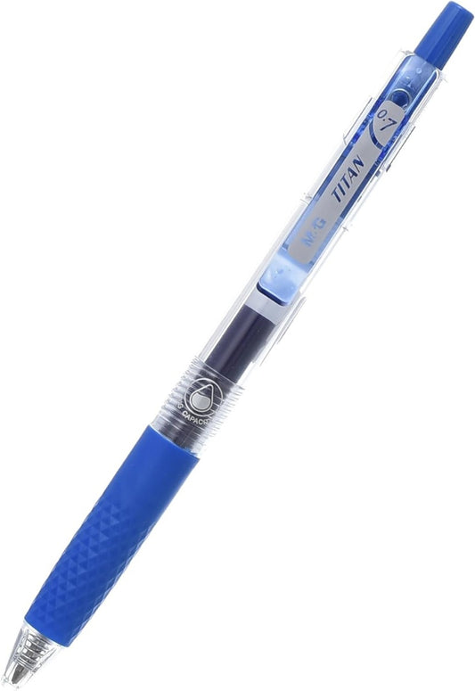 M&G Chenguang Gel Pen TITAN Blue 0.7mm No: AGPJ9074