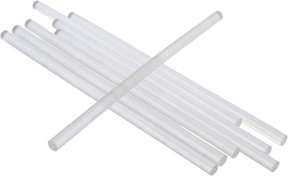Transparent Hot Melt Glue Sticks – 8 Pieces – Clear Glue Gun Refills for Crafting, DIY & Repair - No: 1181