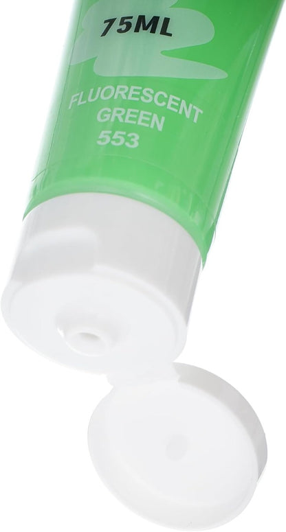 M&G Chenguang Acrylic Colour Tube, Bold Art Creation, 75ml - Fluorescent Green (553) - No:APLN6598
