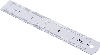 M&G Aluminum Ruler, 15 Cm - NO : 960Y8