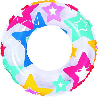 Jilong Colorful Swim ring Printed Inflatable Swimming Ring 60cm - No:47220