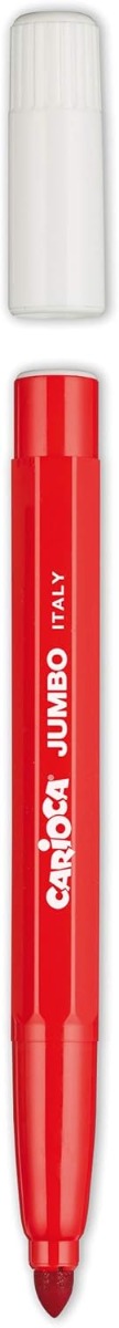 Carioca jumbo 24 colors ogival maxi felt tip pens - No:40570
