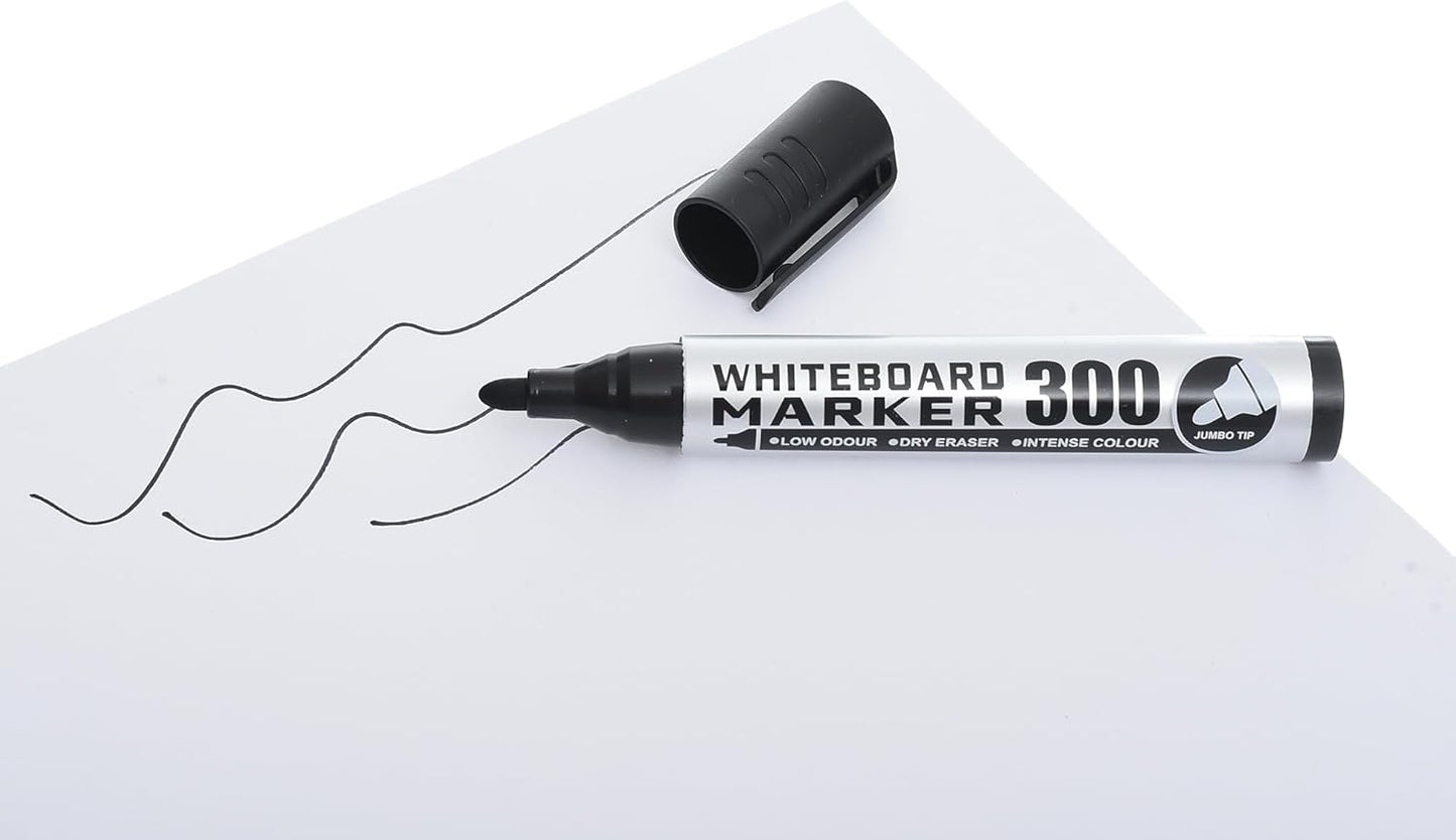 M&G Chenguang Whiteboard Marker Pen, Jumbo Tip for Clear Writing in Presentations and Teaching, Black- 1pcs- No:AWMY22R2