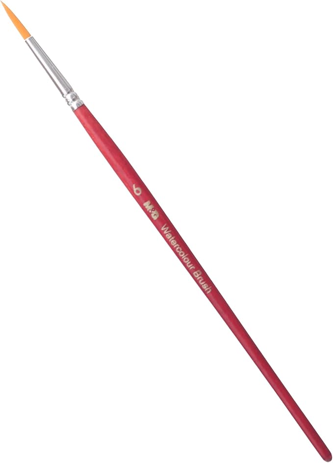 M&G Watercolor Round Brush Size 6 Smooth Art Painting (ABH978D2F)