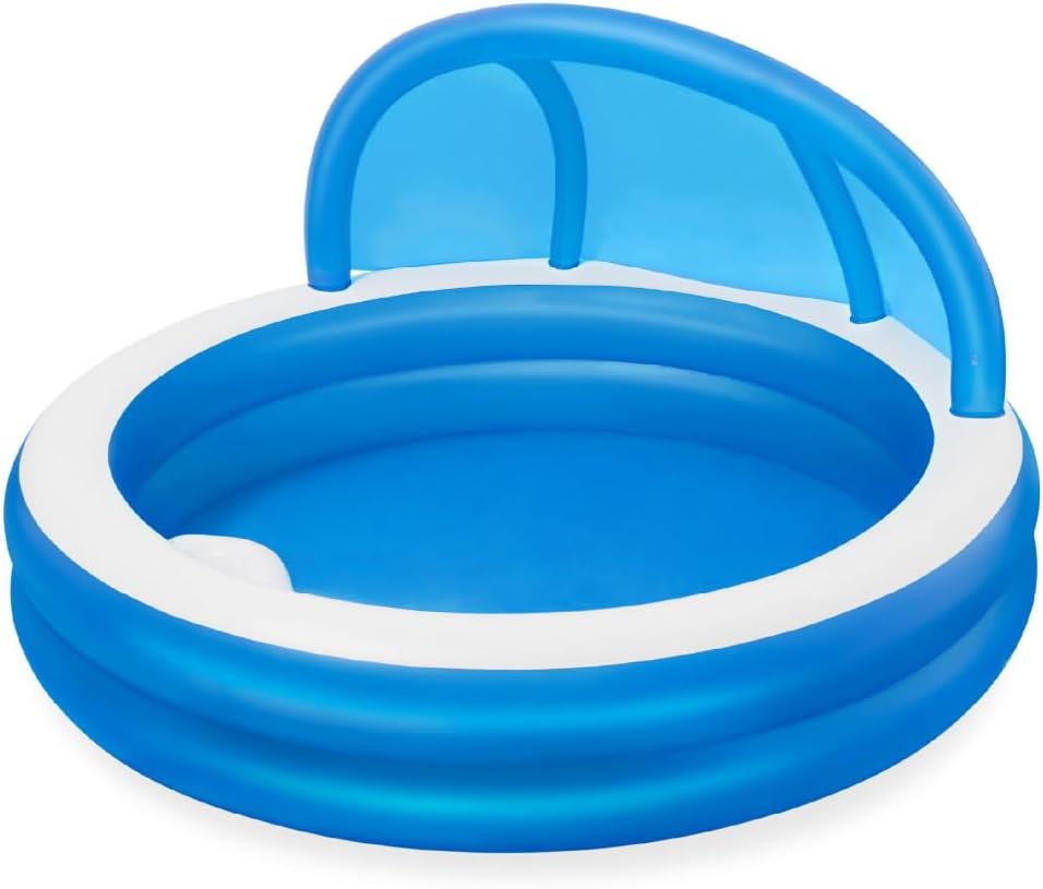 Bestway Inflatable Swimming Pool With Sunshade 241 x 140 cm - No: 54337