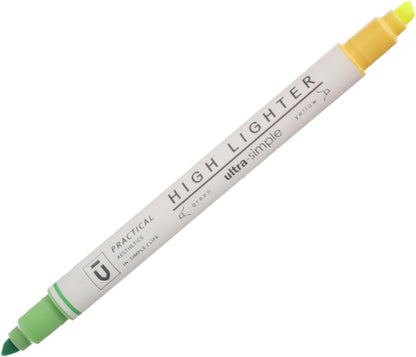 قلم تحديد فلورسنت ثنائي اللون من إم آند جي (و) - رقم: 9901