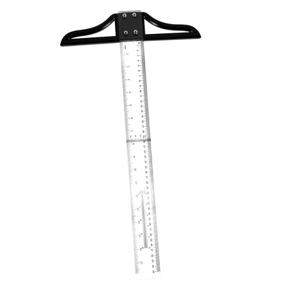 K-max Design Ruler Clear T Rulers Graduated Ruler Adjustable t Square - 100cm