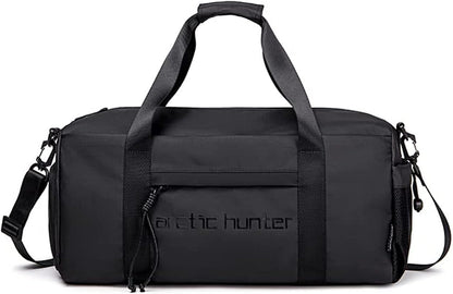 حقيبة سفر رياضية مقاومة للماء من آركتيك هانتر، لون أسود - رقم: LX00537