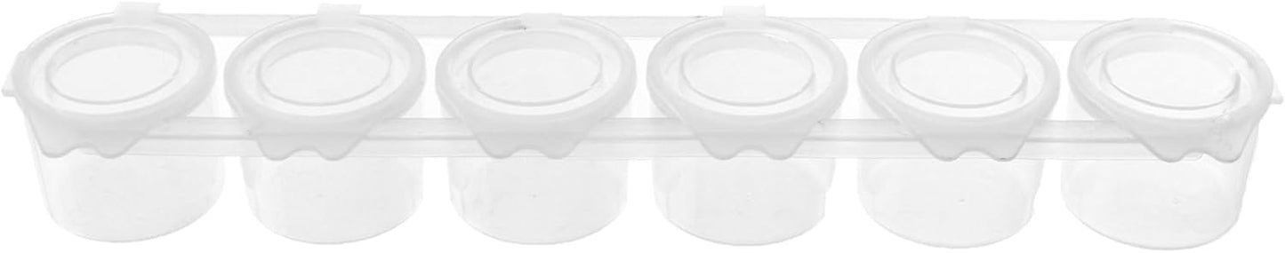 6-Inch Common Jar Colours Pallet With Large Lid, Crafted From High-Quality