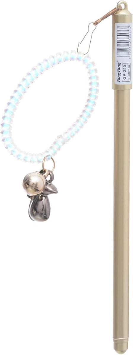 Metal Lucky Charm Keychain Gel Pen