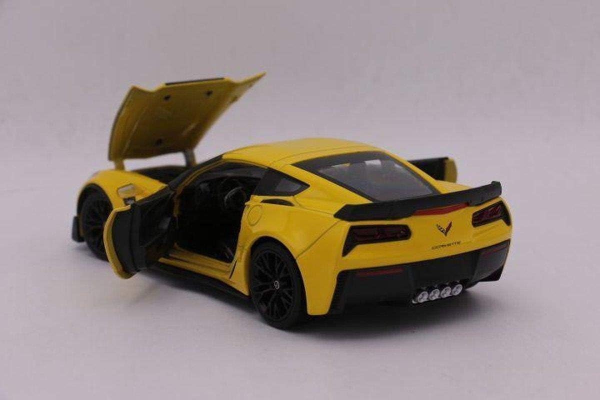 Welly Nex Die-Cast Metal Model Car - 1:24-2017 Chevrolet Corvette Z06 - No:24085W