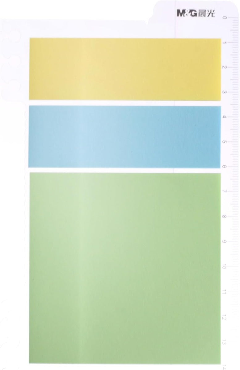 M&G Chenguang Post-it Notes, 76x51mm Colorful Sticky Notes, 100 Sheets for Reminders - No:YS-677