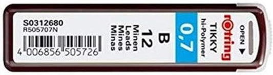 Rotring Mechanical Pencil Tips 0.7 Ml B