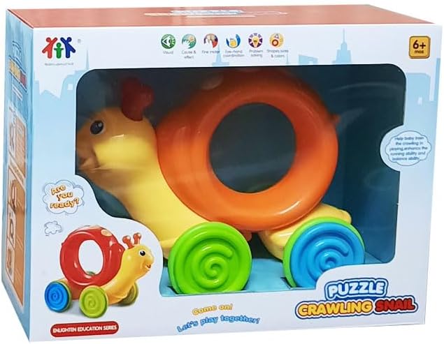 Crawling Snail Toy Early Learning Educational for toddlers