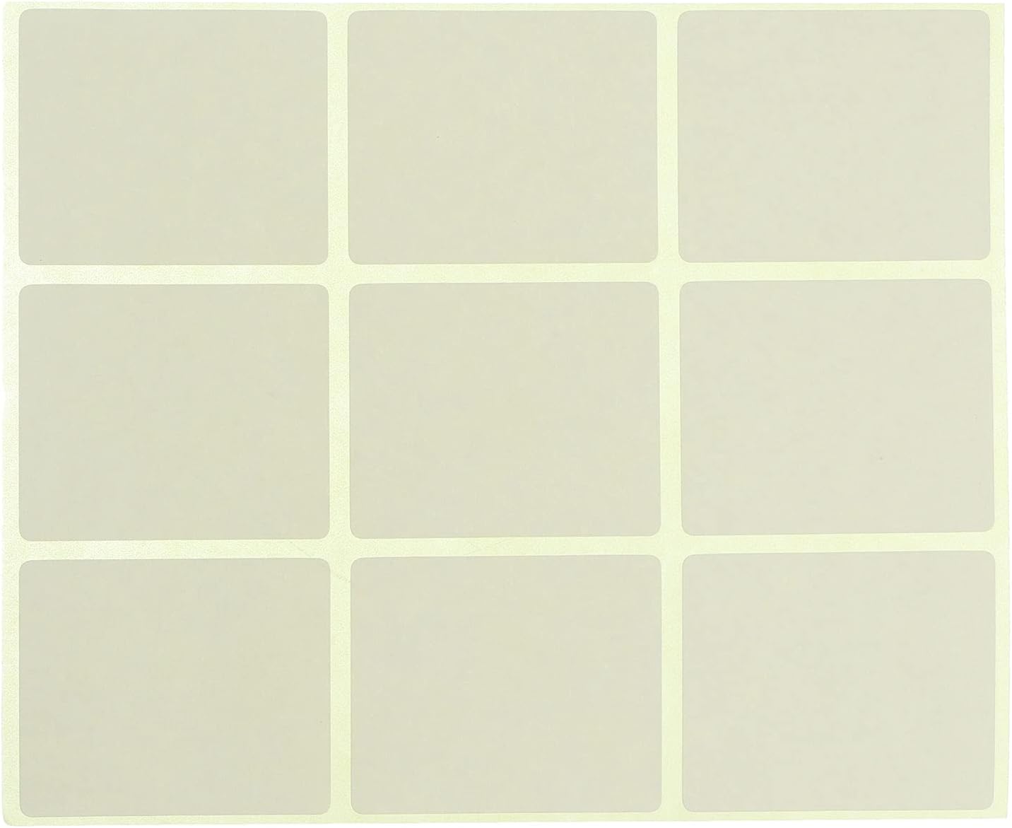 ElManar White Label Stickers 43×52mm - Adhesive Paper Labels for Products & Office (6222002206103)