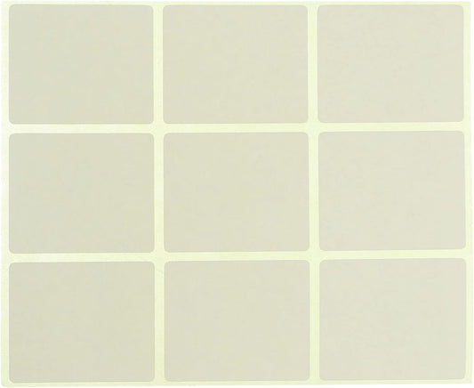 ElManar White Label Stickers 43×52mm - Adhesive Paper Labels for Products & Office (6222002206103)