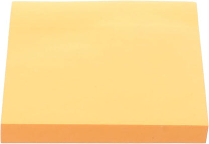 ملاحظات لاصقة من إم آند جي تشنغوانغ، ملاحظات منظمة، 100 ورقة، لون برتقالي نيون - رقم: Ys-461