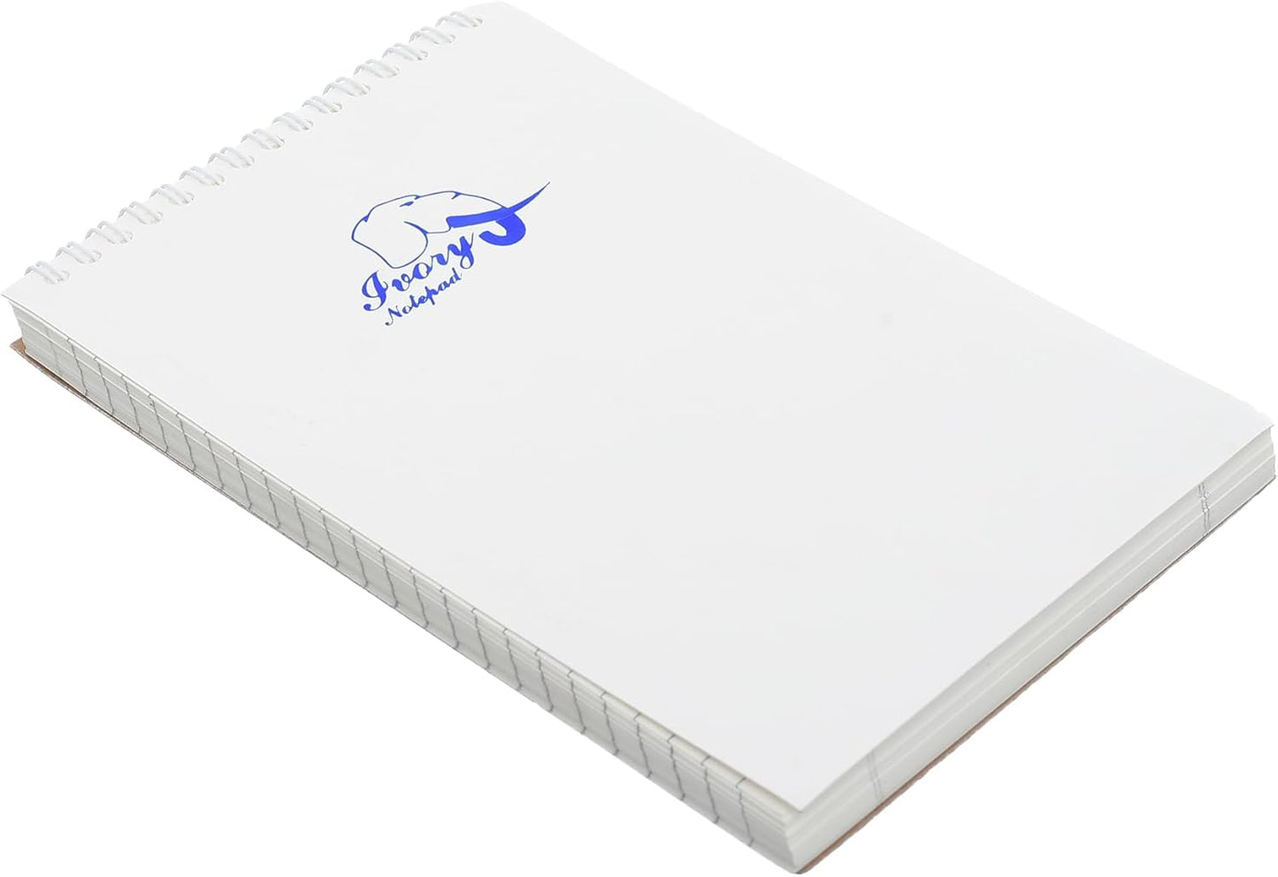 Yassin Ivory Block Note, 100 Sheets A5 Wire-Bound for Elegant Notes, Ivory